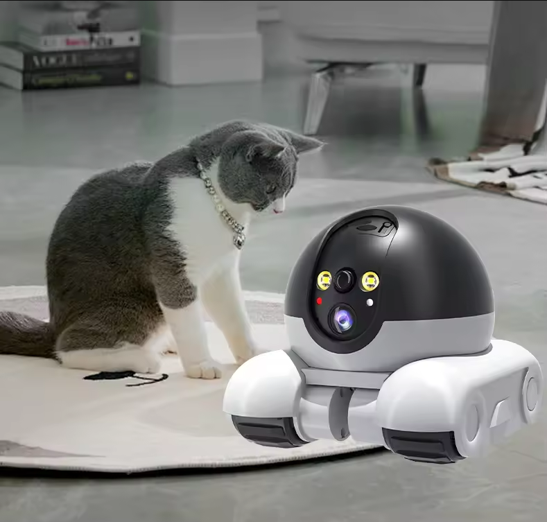 Home Security Robot - Wireless Dual Lens Robot Camera 1080P