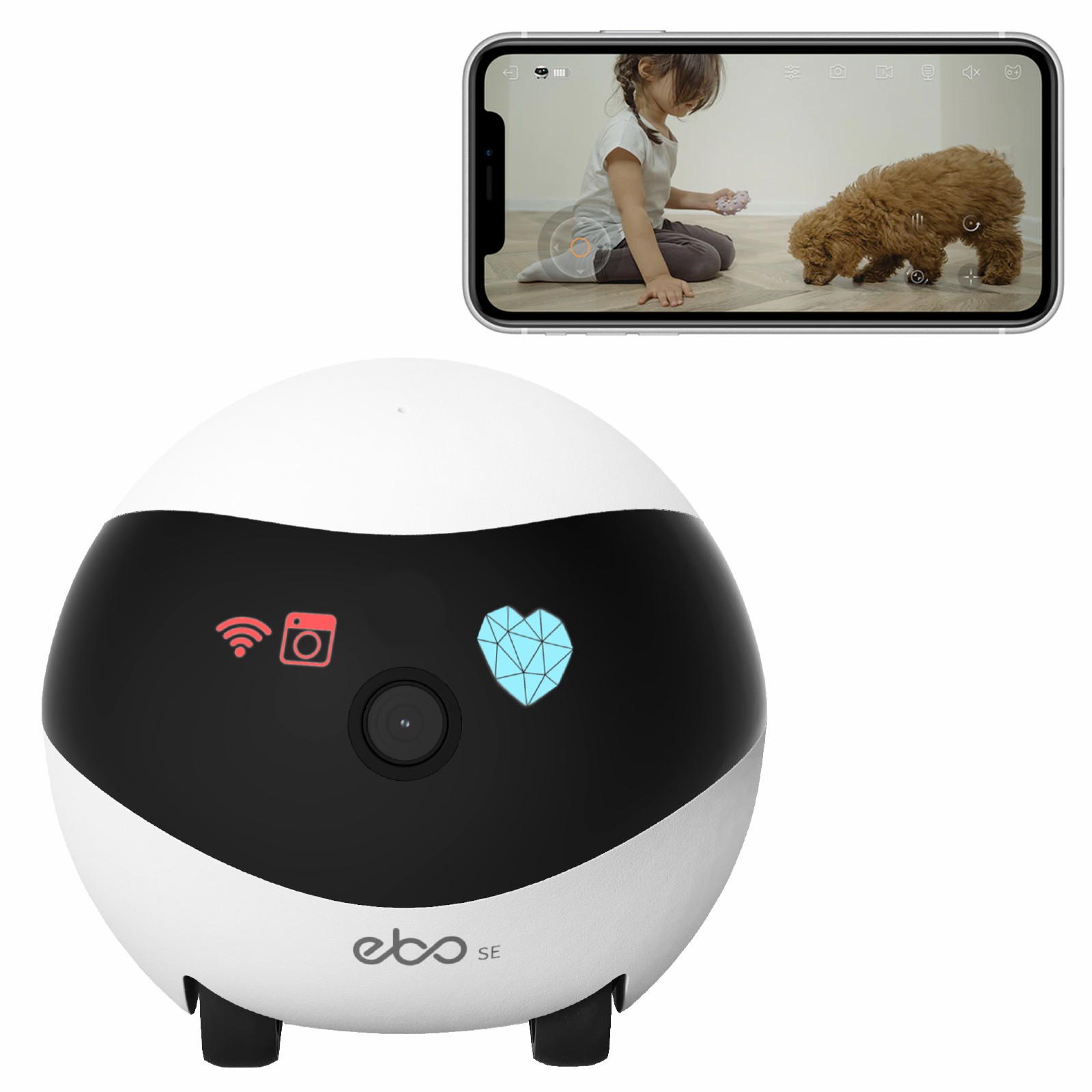 EBO SE Smart Home Robot Compan - огляд і ціна Home Security Robot