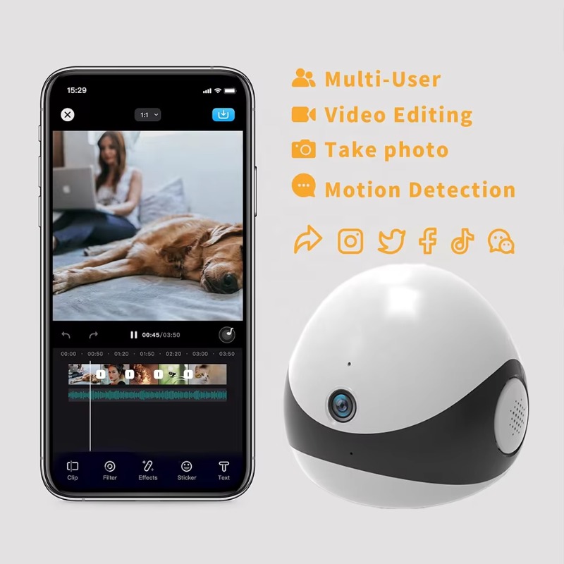 Wireless 2K HD Mobile Pet Comp - огляд і ціна Home Security Robot