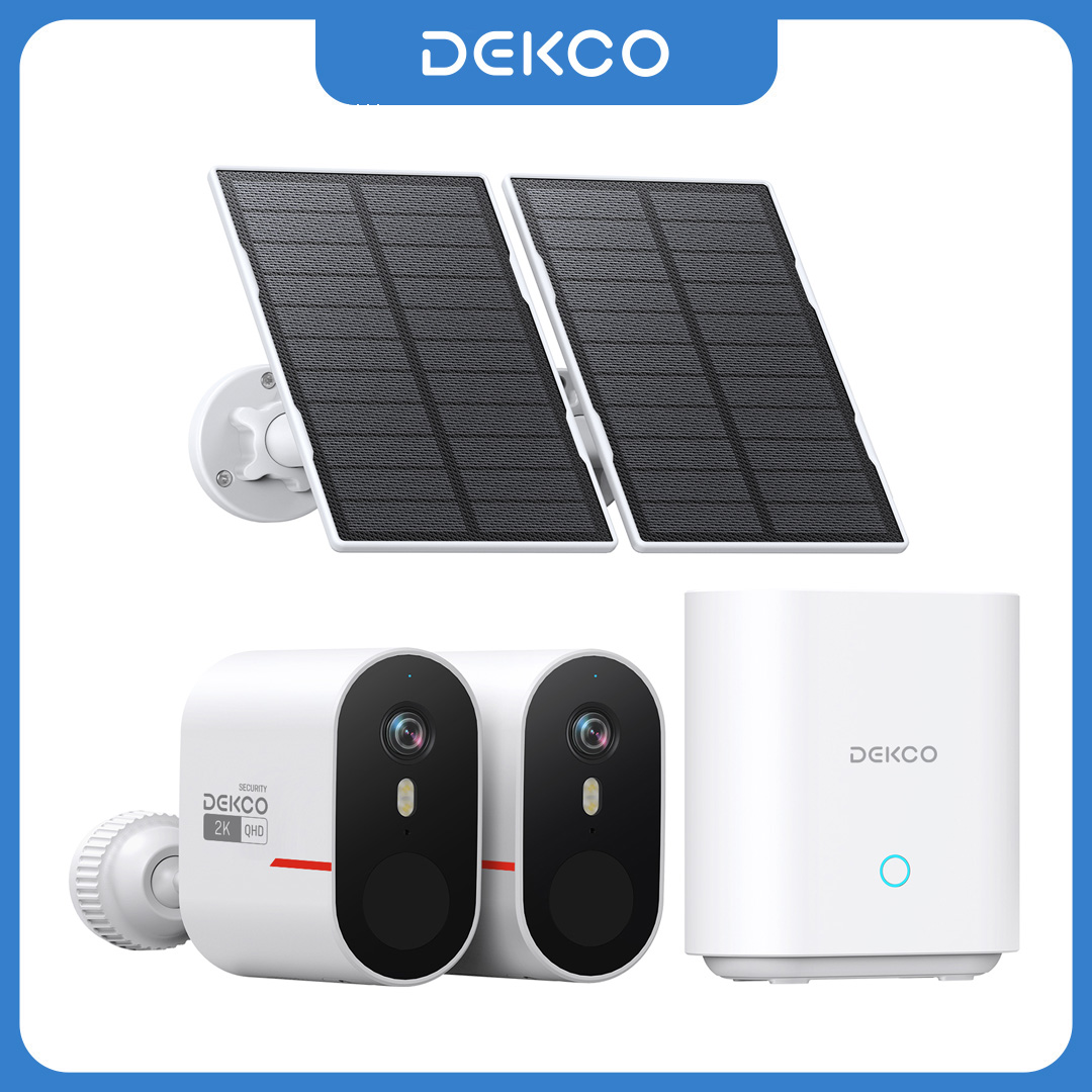 Dekco 3MP WiFi Solar Camera Sy - огляд і ціна Home Security Systems Wireless