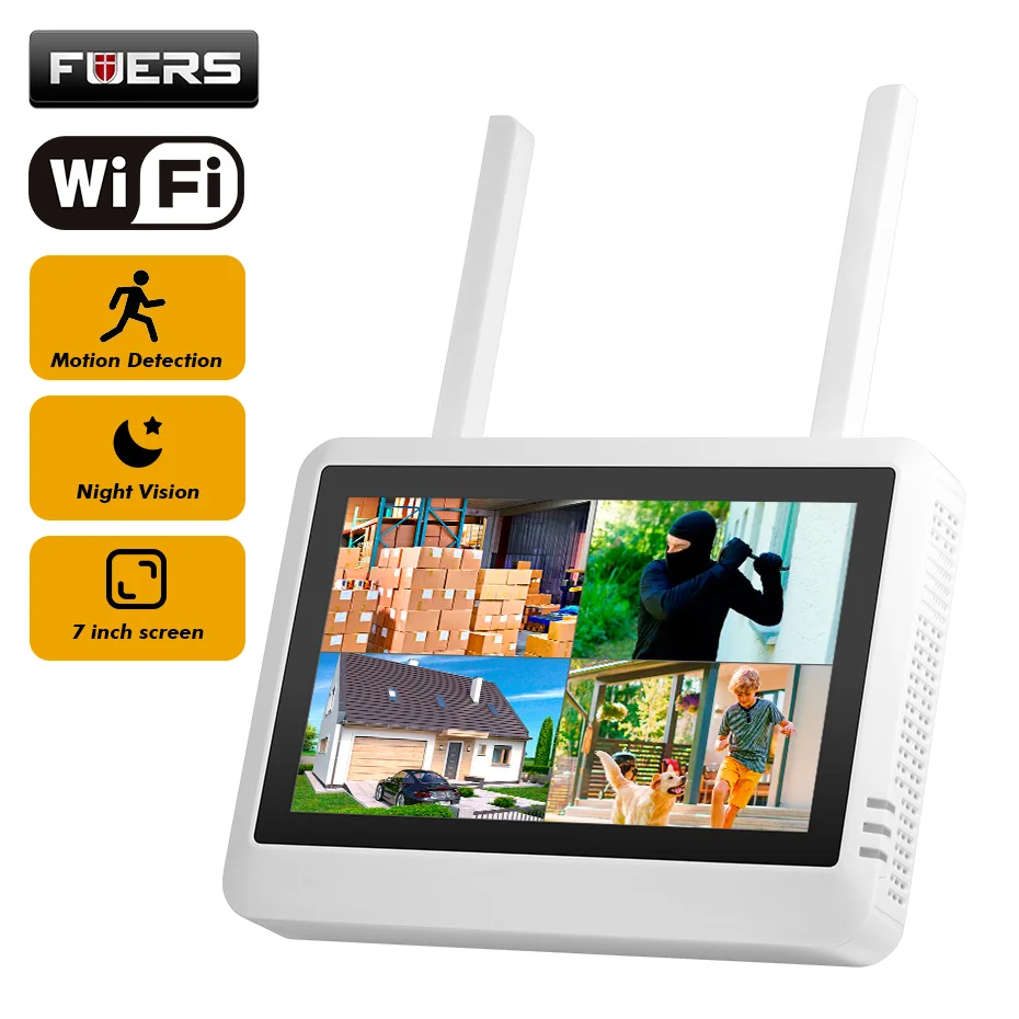 FUERS 8CH Wireless NVR Securit - огляд і ціна Home Security Systems Wireless