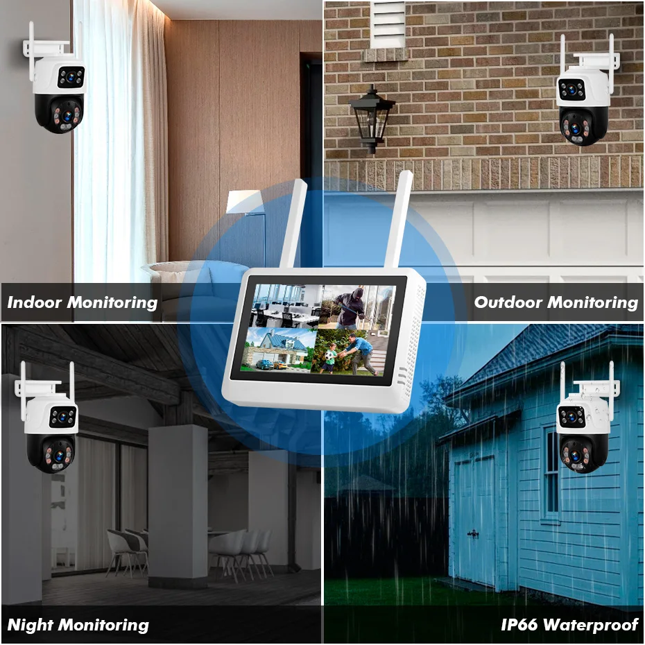 FUERS 8CH Wireless NVR Securit - огляд і ціна Home Security Systems Wireless