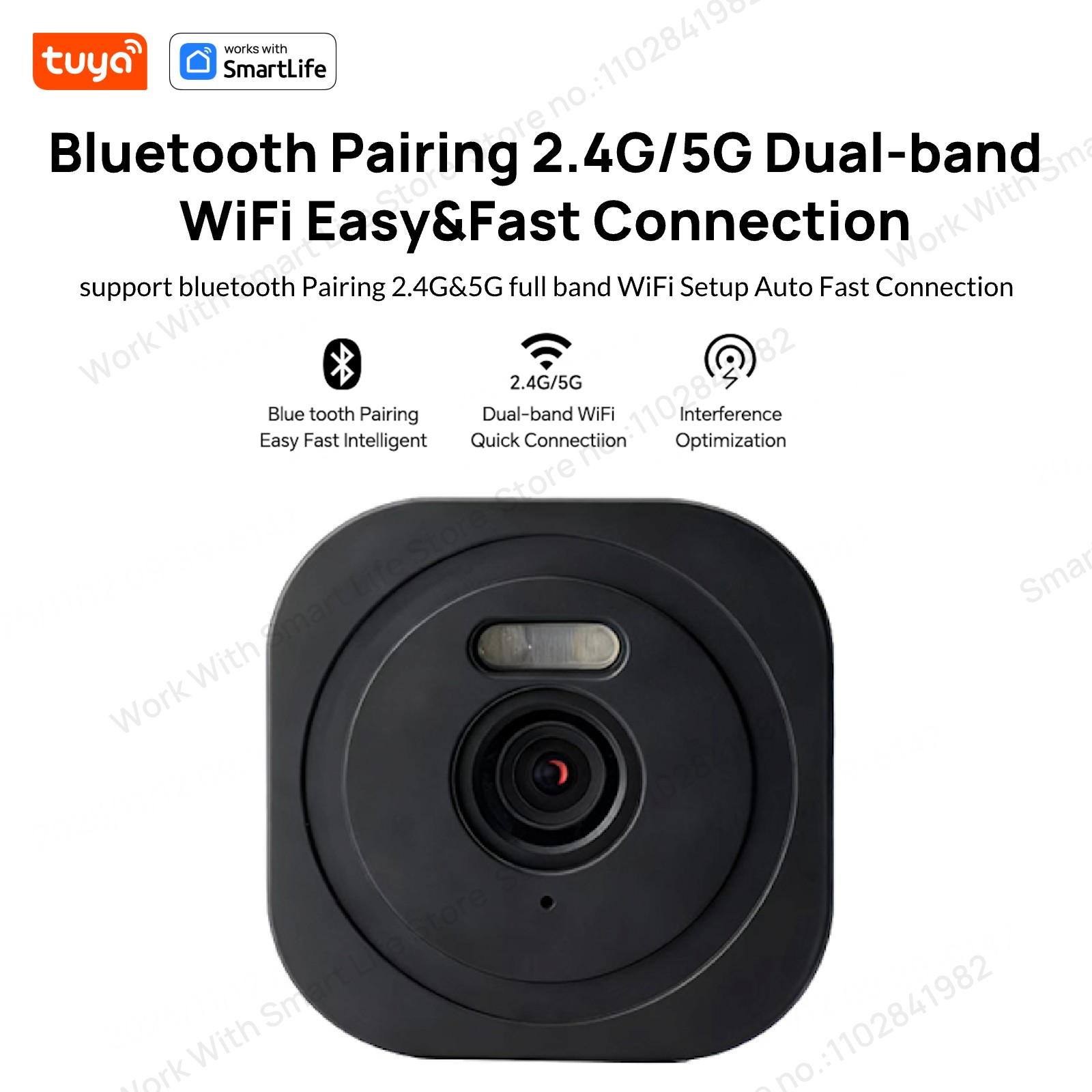 3MP 2K Tuya Window Camera,2.4G - огляд і ціна Home Security Robot