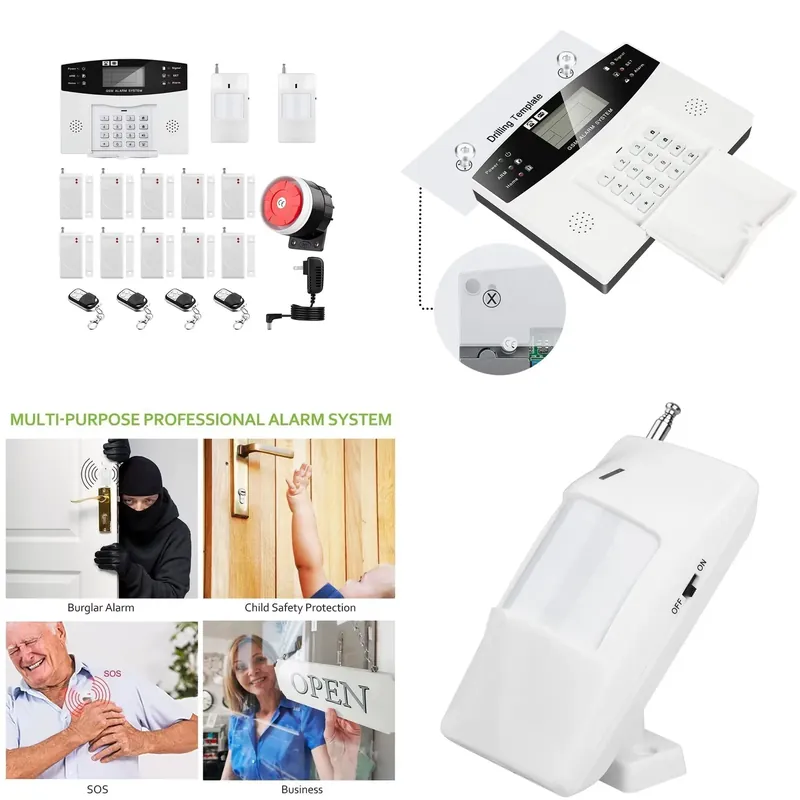 House Burglar Alarm Kit Auto D - огляд і ціна Home Security Systems Wireless