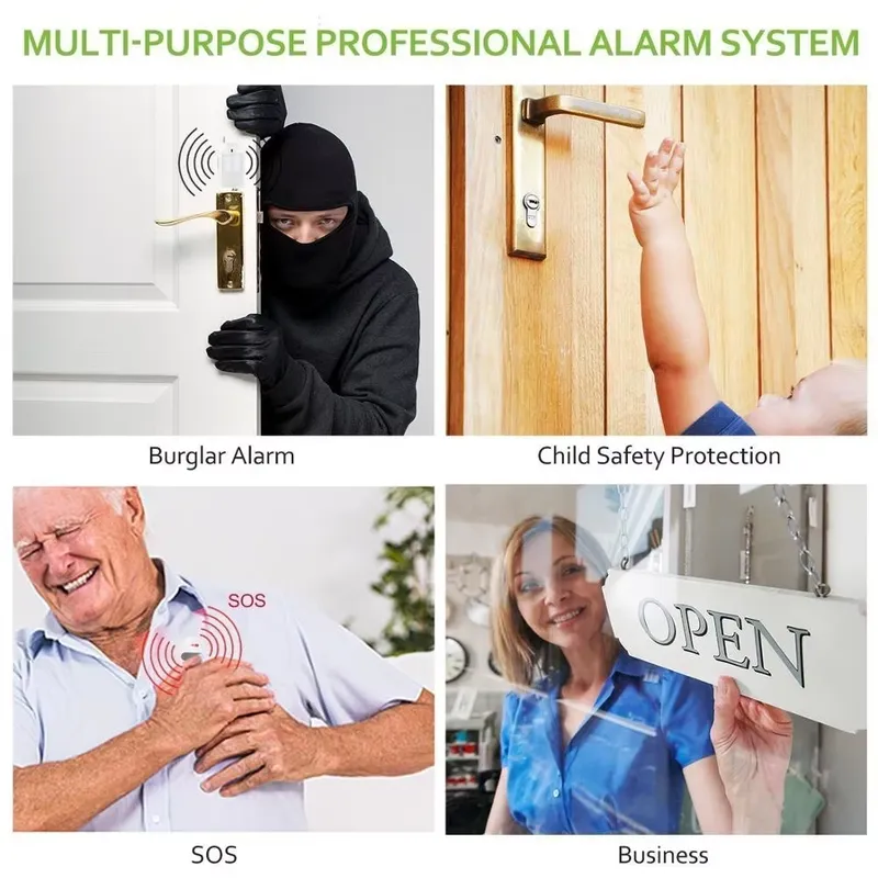House Burglar Alarm Kit Auto D - огляд і ціна Home Security Systems Wireless