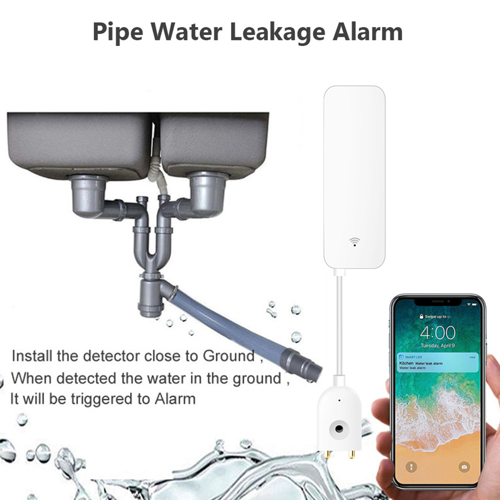Tuya WiFi Water Leak Sensor, W - огляд і ціна Home Security Device
