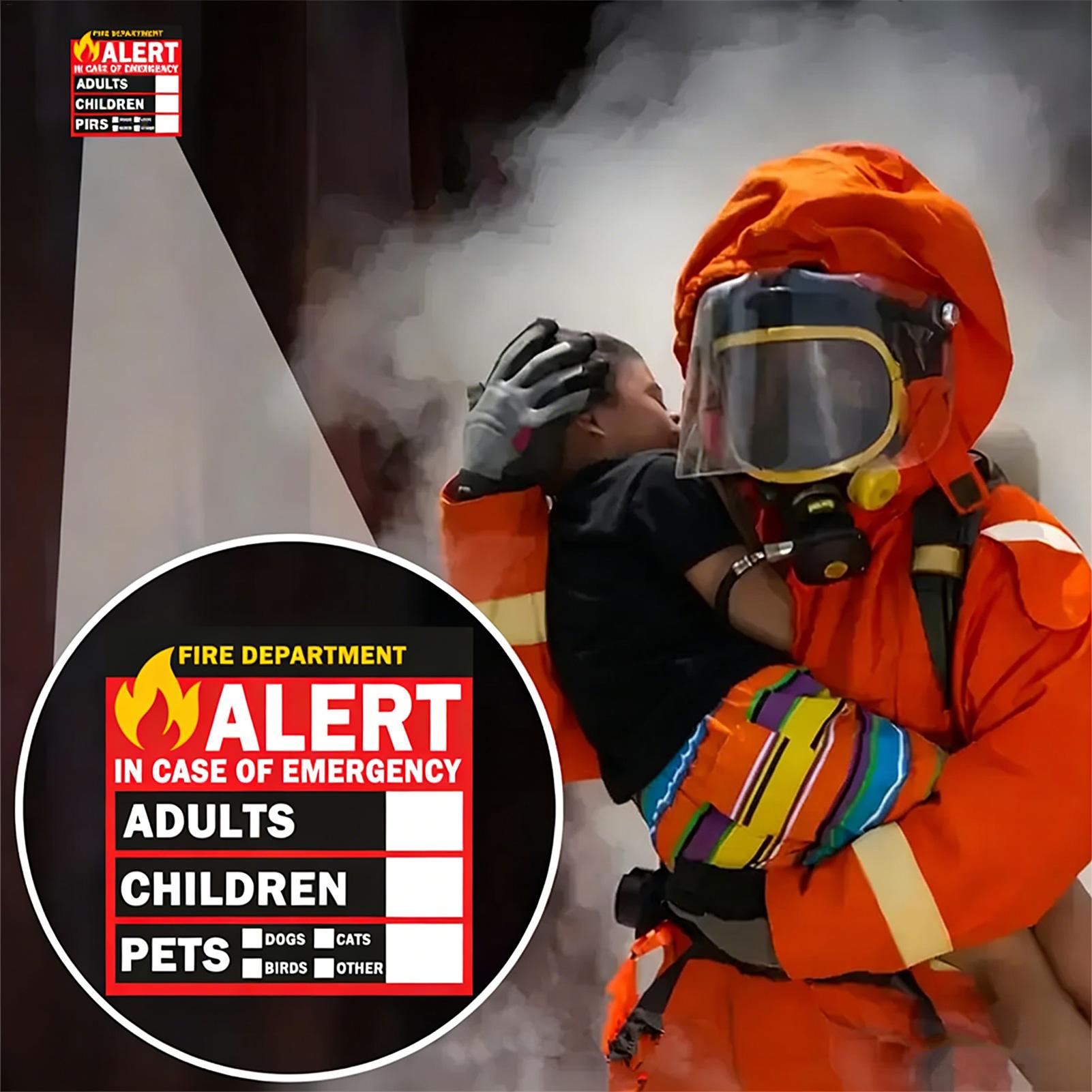 Fire Pet Alert Sticker Rain-Pr - огляд і ціна Home Security Department