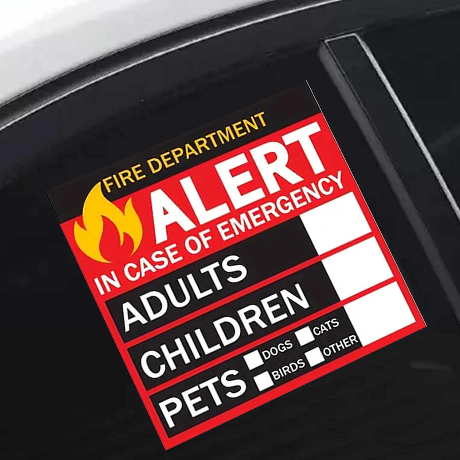 Fire Pet Alert Sticker Rain-Pr - огляд і ціна Home Security Department