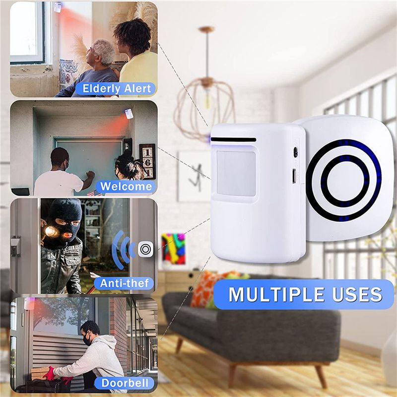 A01F-Motion Sensor Alarm Syste - огляд і ціна Home Security Systems Wireless