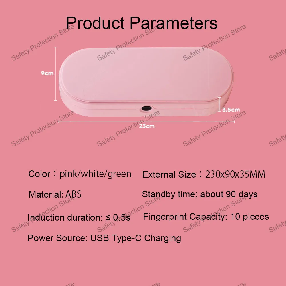 Fingerprint Storage Box Finger - огляд і ціна Home Security Safe