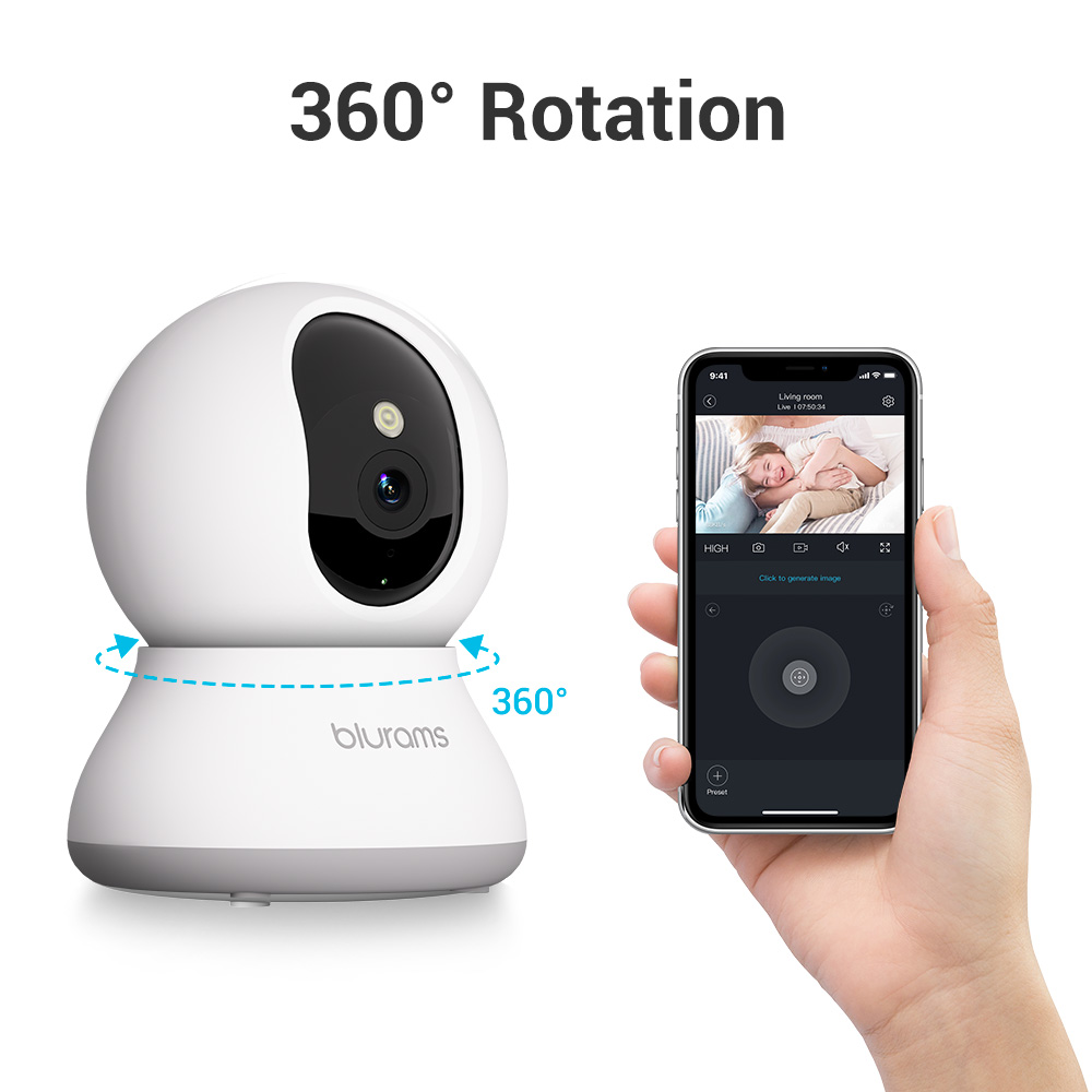 Blurams Pet Camera 2K, 360° In - огляд і ціна Eufy Camera E220