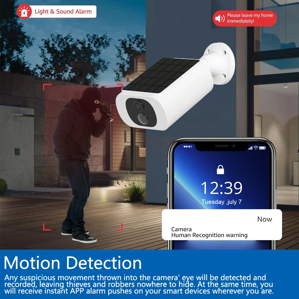 Tuya 5MP Solar Security Camera - огляд і ціна Home Security Systems Wireless