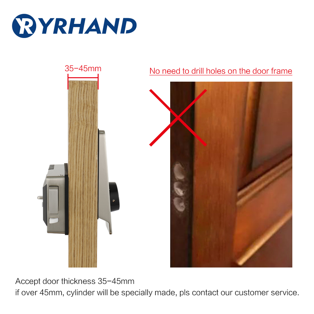 Waterproof Smart door rim lock - огляд і ціна Home Security Safe