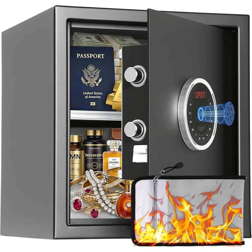 1.5 Auto-Open Biometric Safe w - огляд і ціна Home Security Safe