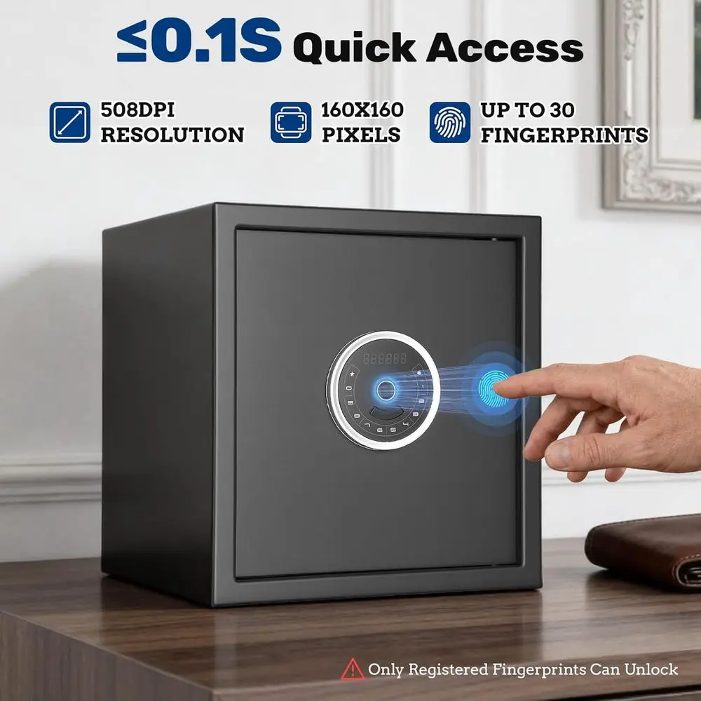 1.5 Auto-Open Biometric Safe w - огляд і ціна Home Security Safe